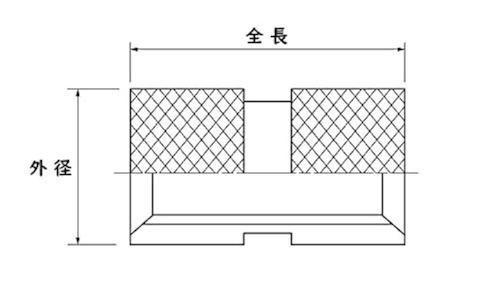 Amazon | 低カドミウム黄銅/生地 成型時インサート XZE (溝入